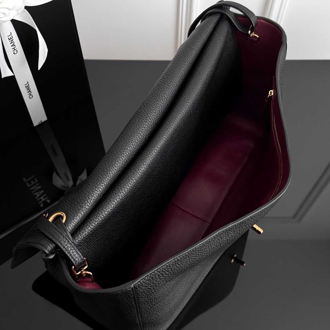 Large flap bag with back design Commuter bag for ladies Luxury leather handbag Economy quality tote bag Shoulder bag Handbag Flip bag Travel bag - 6 of 8