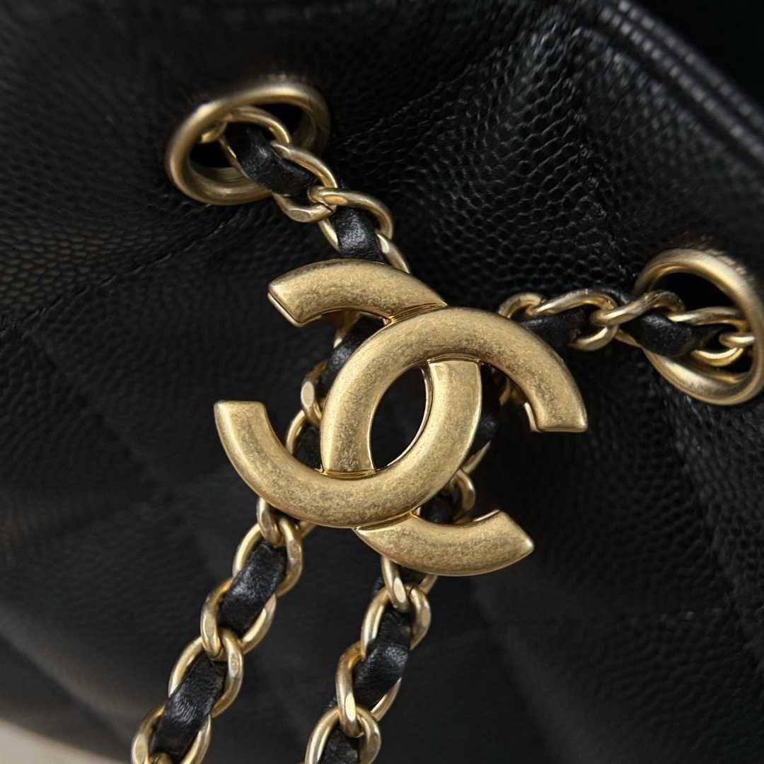 Luxury Designer Bag CC Bag Black Classic 25 Bag Hobo Large Capacity Crossbody Bag Casual Fashion Women's Bag Fashion Trend Handbag Litchi Leather Mini Bag - 7 of 7