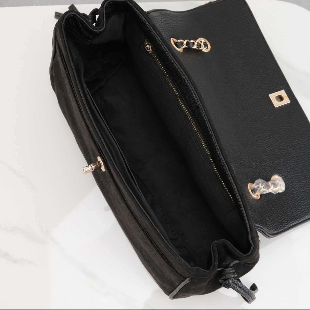 Top quality fashion bag evening bag luxurious new women's suede handbag high waist wide-shoulder crossbody bag designer bag chain strap shoulder bag - 8 of 8