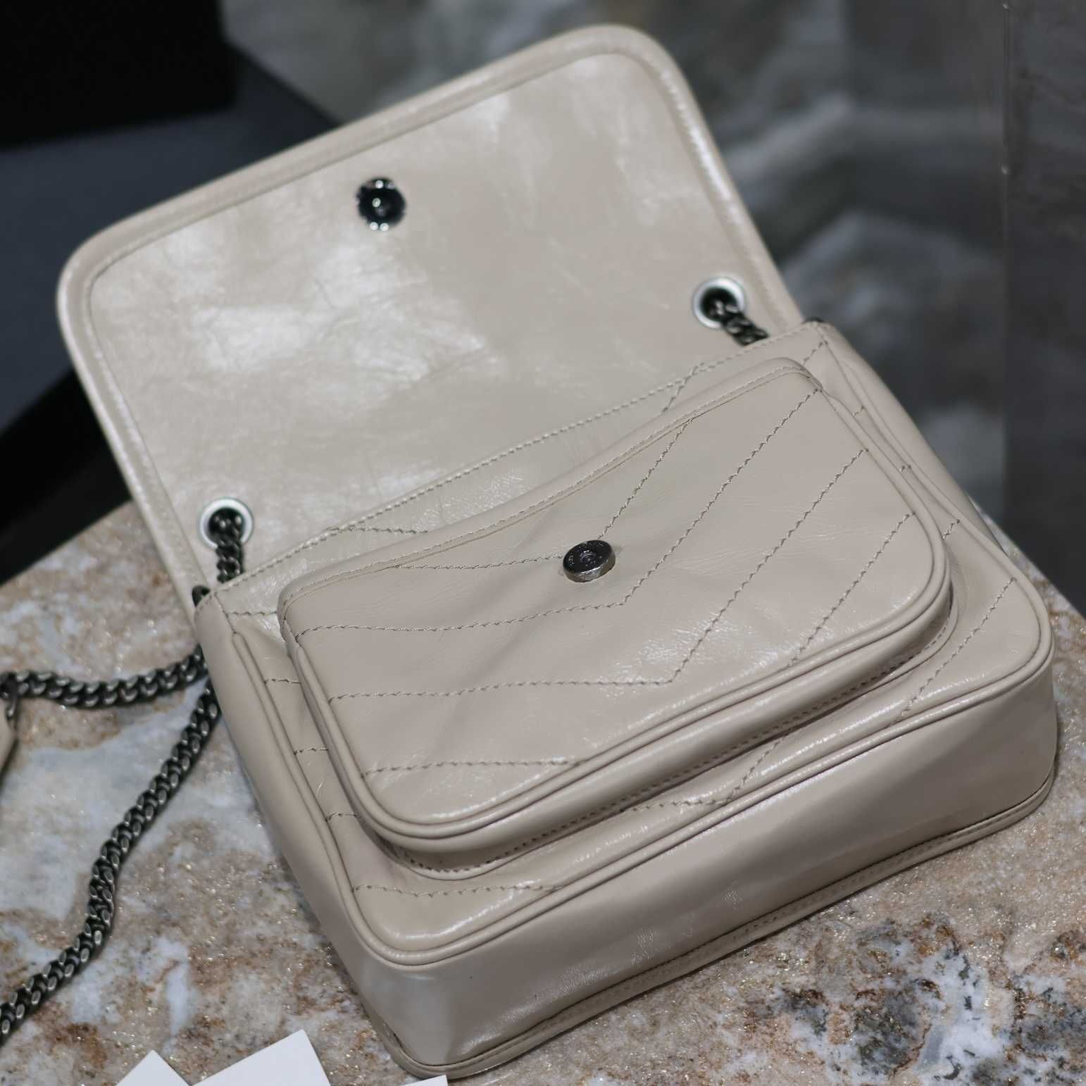 10AA Designer Ladies Premium Quality Crossbody Bag Fashion Leather Handbag Classic Style Crossbody Bag Ladies' Shoulder Bag - 6 of 8