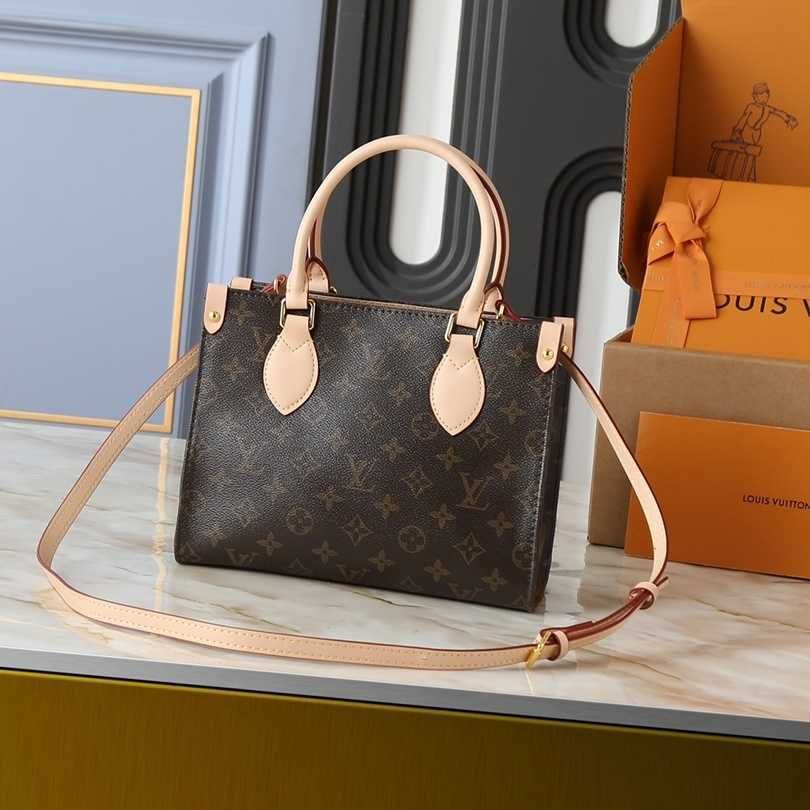 2026 Classic New Designer Tote Bag - Classic Floral Shopping Bag - Women's Shoulder Sling Large Capacity Handbag - 3 of 8