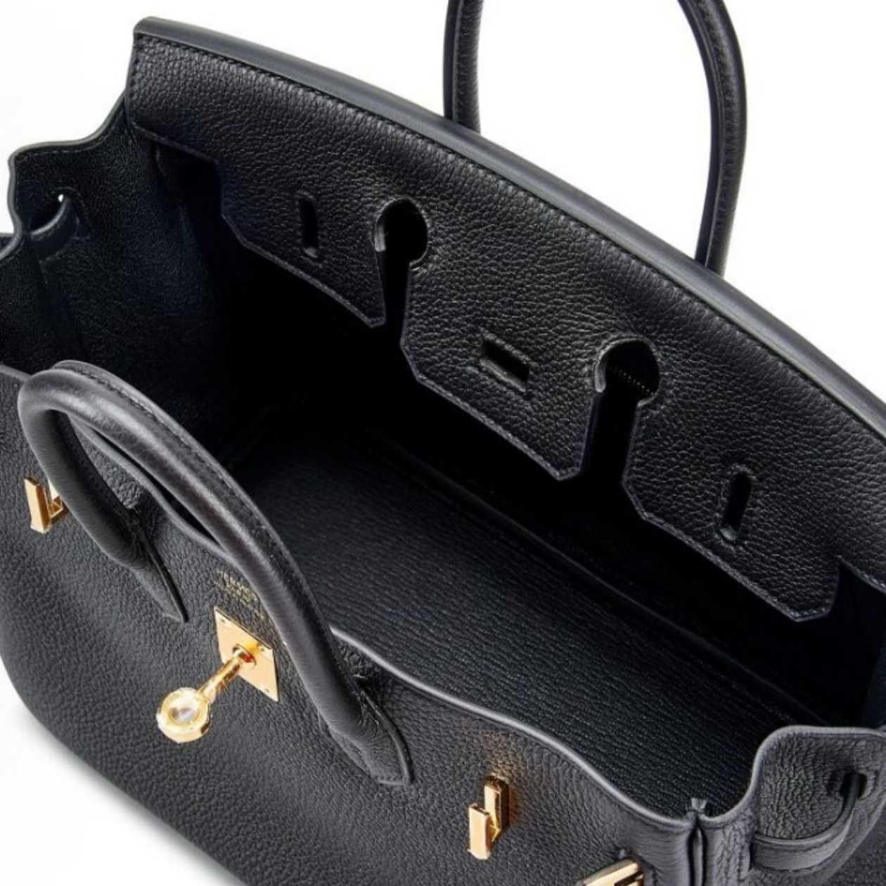 Women's Designer Leather Large Capacity Crossbody Bag Fashion Unique Elegant Design Elegant with Lock Evening Party Bag Fashion Shoulder Bag Shoulder Borne Handbag - 6 of 6