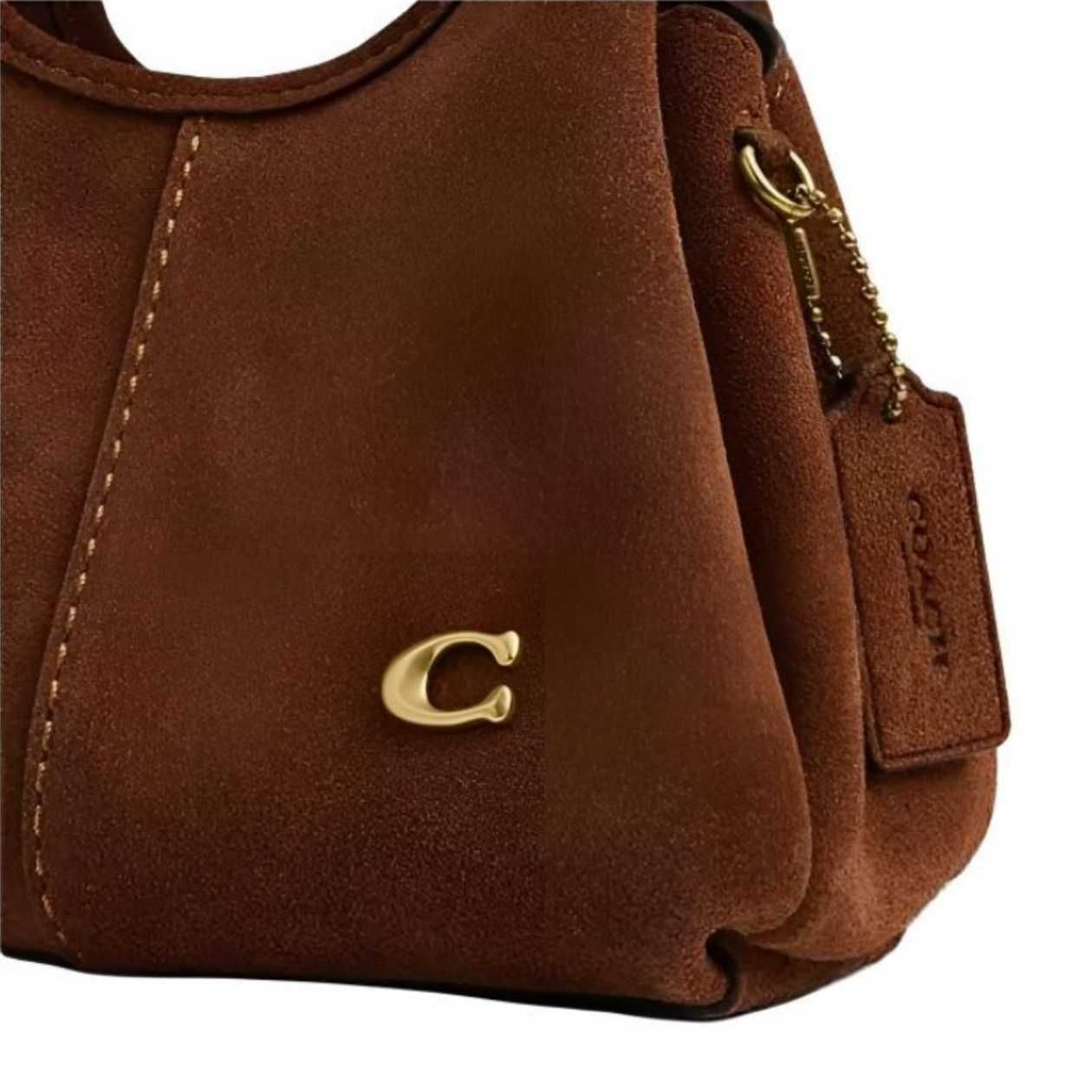 Evening party luggage set featuring high quality leather shoulder bags with an elegant and classic Handbags design Mini designer style handbags in a bucket shape bag - 7 of 7