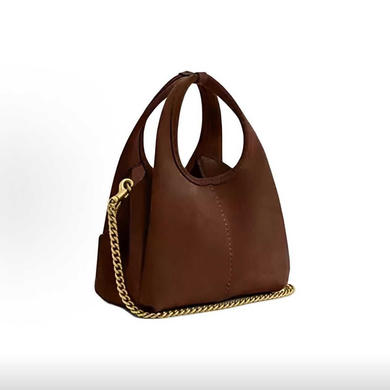 Evening party luggage set featuring high quality leather shoulder bags with an elegant and classic Handbags design Mini designer style handbags in a bucket shape bag - 2 of 7