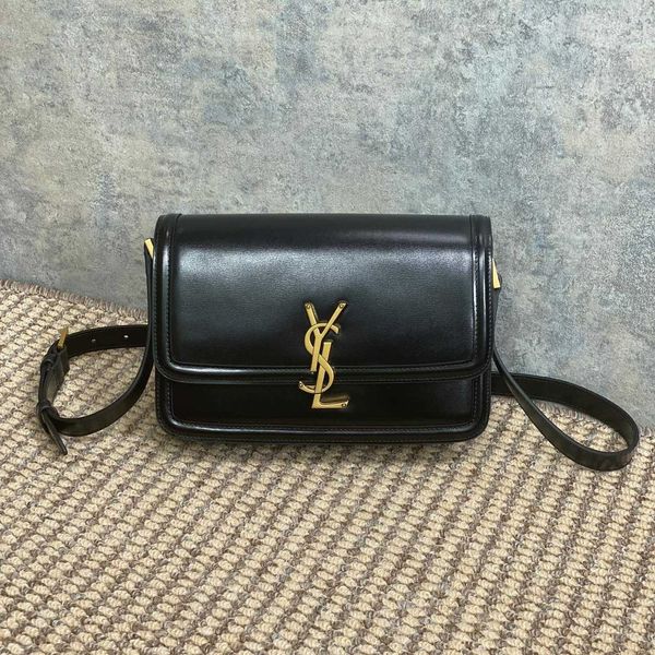 Designer bag handbag black smooth pure woven crossbody bag chain strap crossbody bag flip top luxury wallet codfish pattern lychee pattern envelope bag A10 - Bags, Luggage & Accessories - dhbagpay